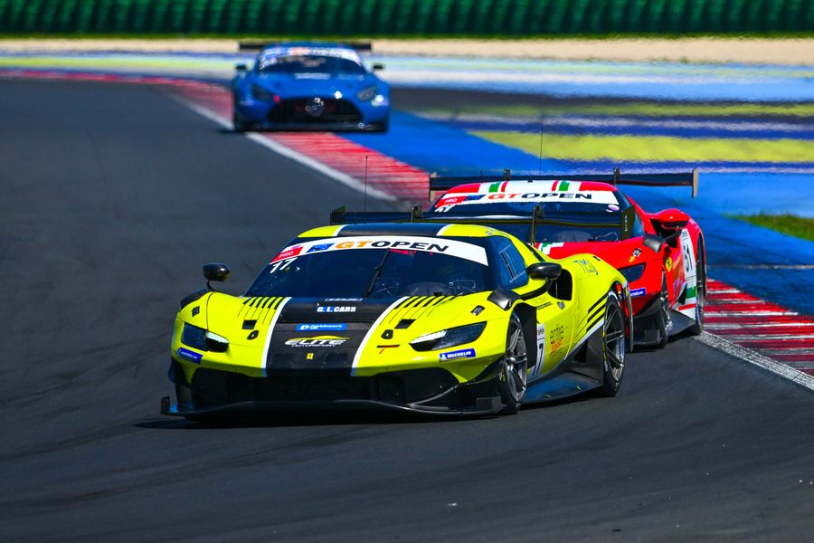 Emson and Lebbon (Elite Motorsport Ferrari) storm Misano again and extend standings lead